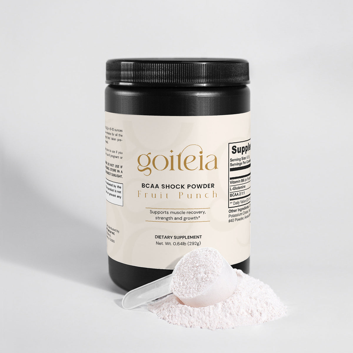 Goiteia BCAA Shock Powder (Fruit Punch) 0.64lb (292g)