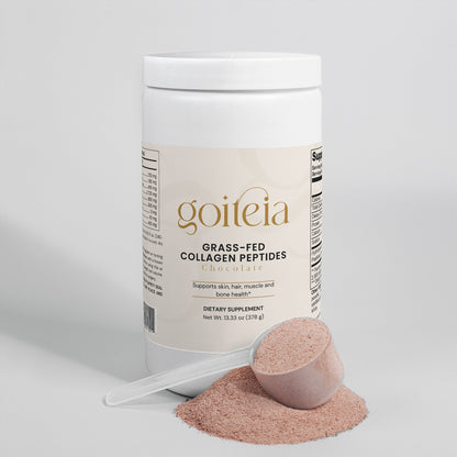 Goiteia Grass-Fed Collagen Peptides Powder (Chocolate) 13.33 Oz (378g)