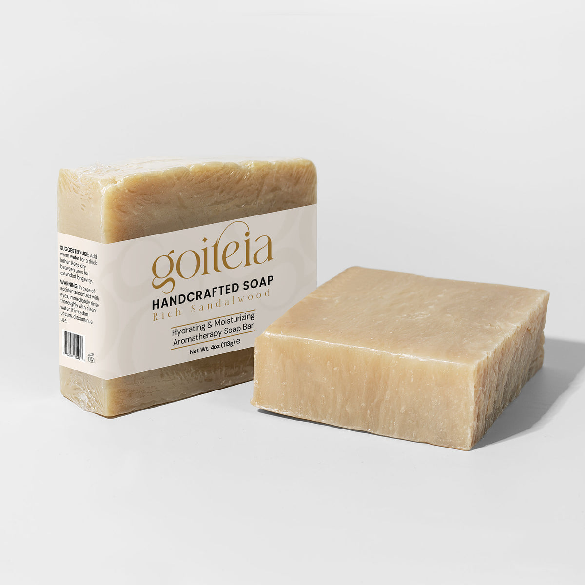 Goiteia Rich Sandalwood Soap 4 oz (113g)