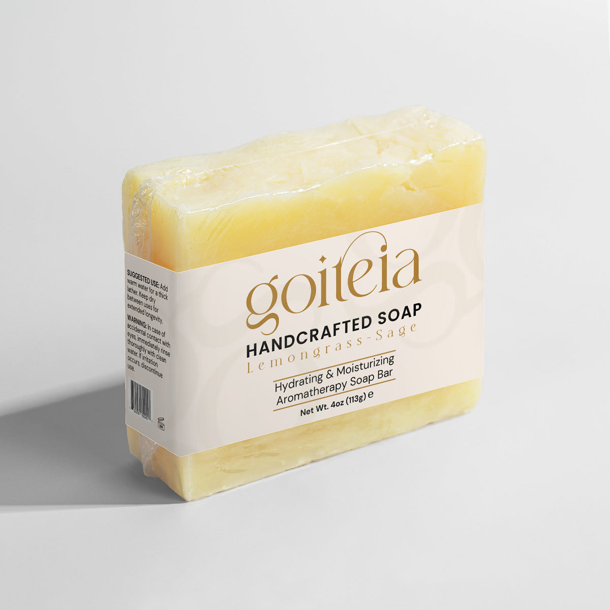 Goiteia Lemongrass & Sage Soap 4 oz (113g)