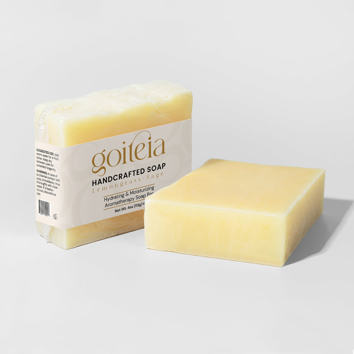 Goiteia Lemongrass & Sage Soap 4 oz (113g)