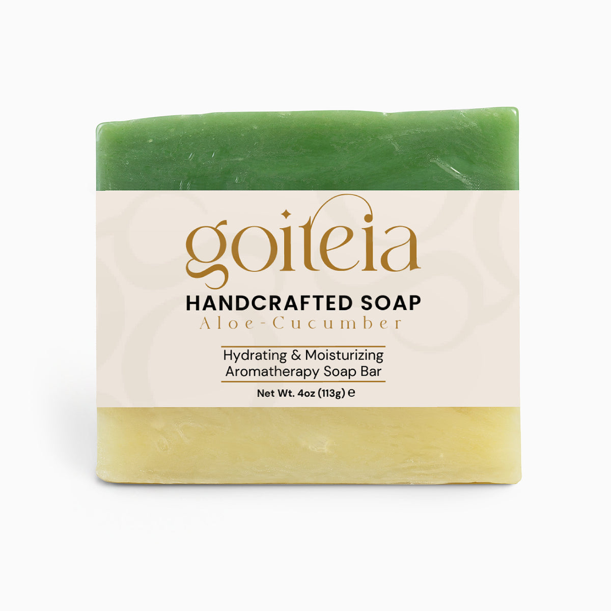 Goiteia Aloe & Cool Cucumber Soap  4 oz (113g)
