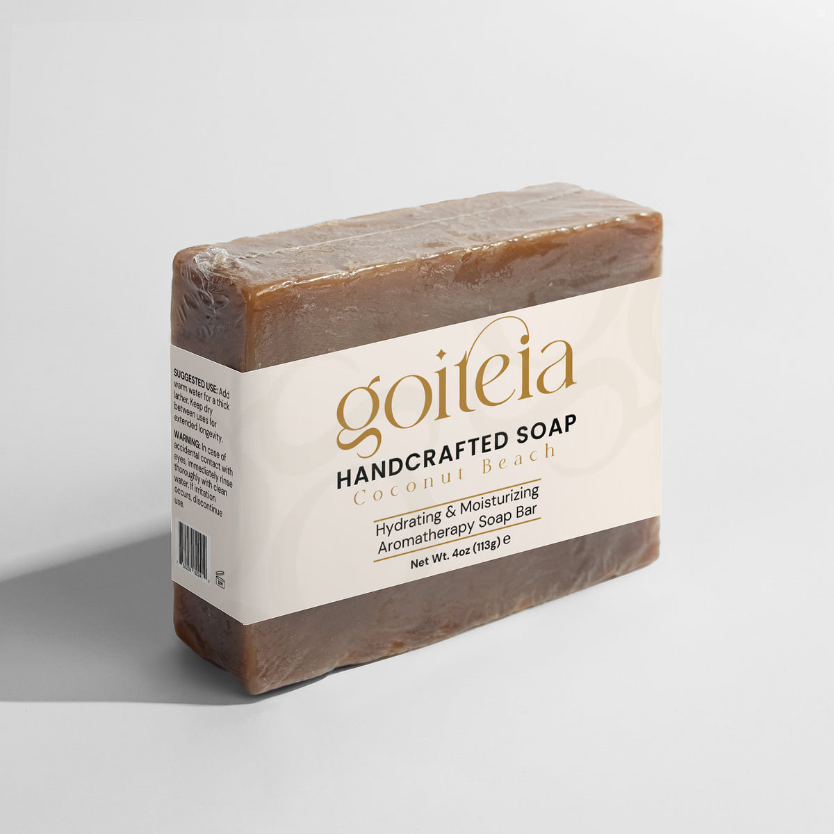 Goiteia Coconut Beach Soap 4 oz (113g)