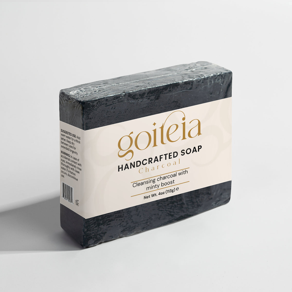 Goiteia Charcoal Soap 4 oz (113g)
