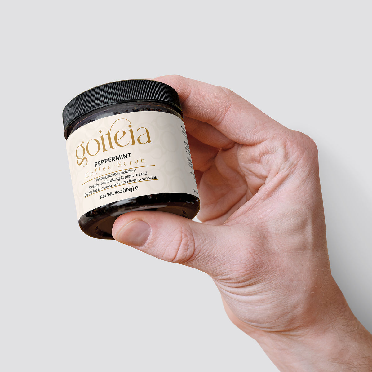Goiteia Peppermint Coffee Scrub 4 oz (113g)