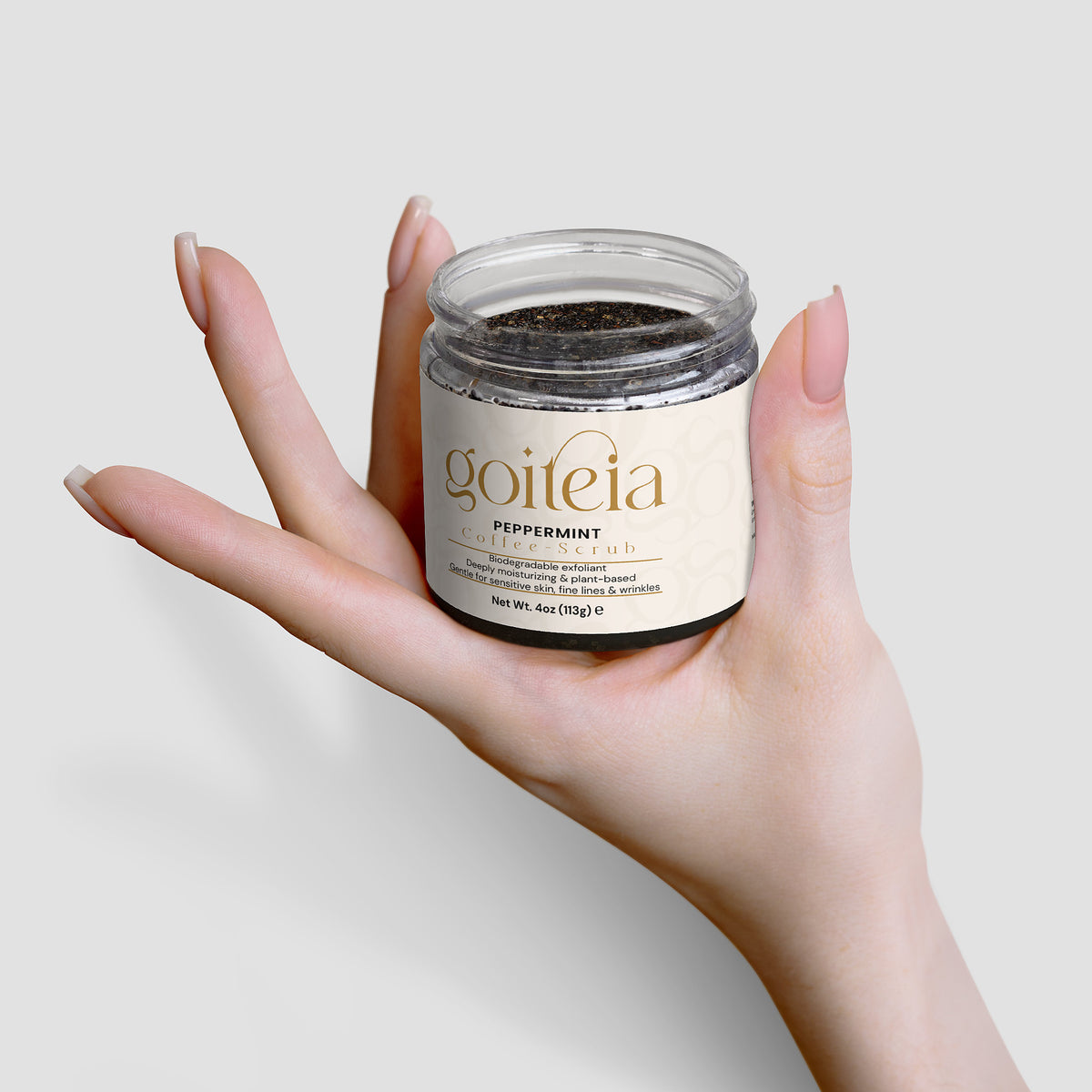 Goiteia Peppermint Coffee Scrub 4 oz (113g)