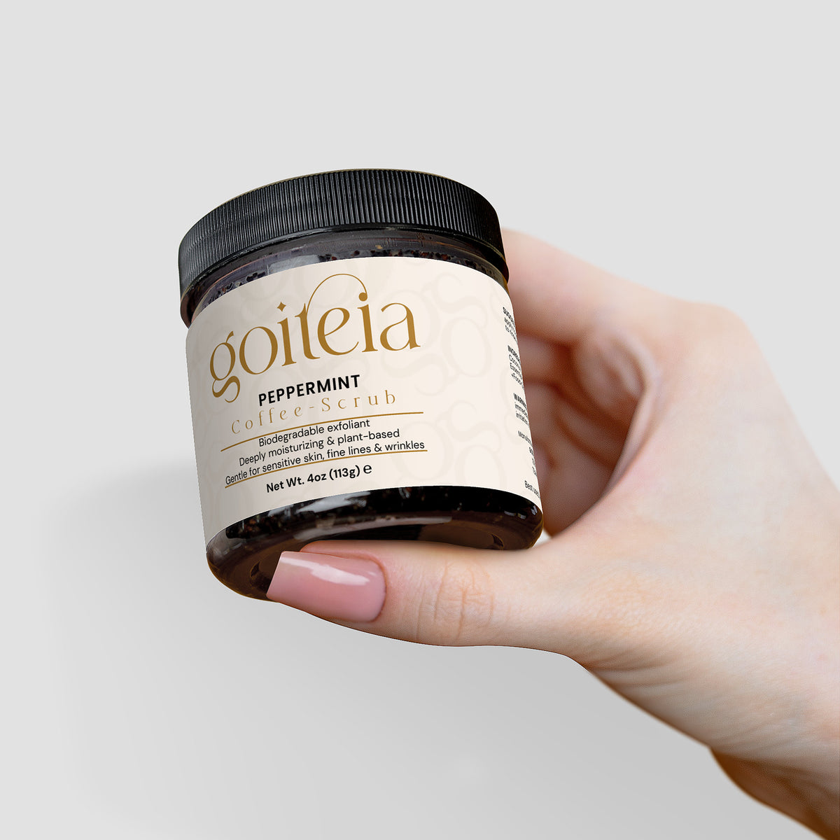 Goiteia Peppermint Coffee Scrub 4 oz (113g)