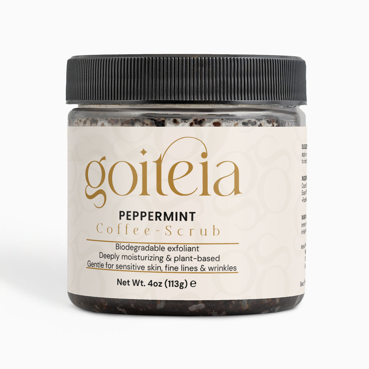 Goiteia Peppermint Coffee Scrub 4 oz (113g)