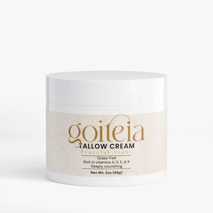 Goiteia Tallow Cream Peaceful Night 2 oz (56g)