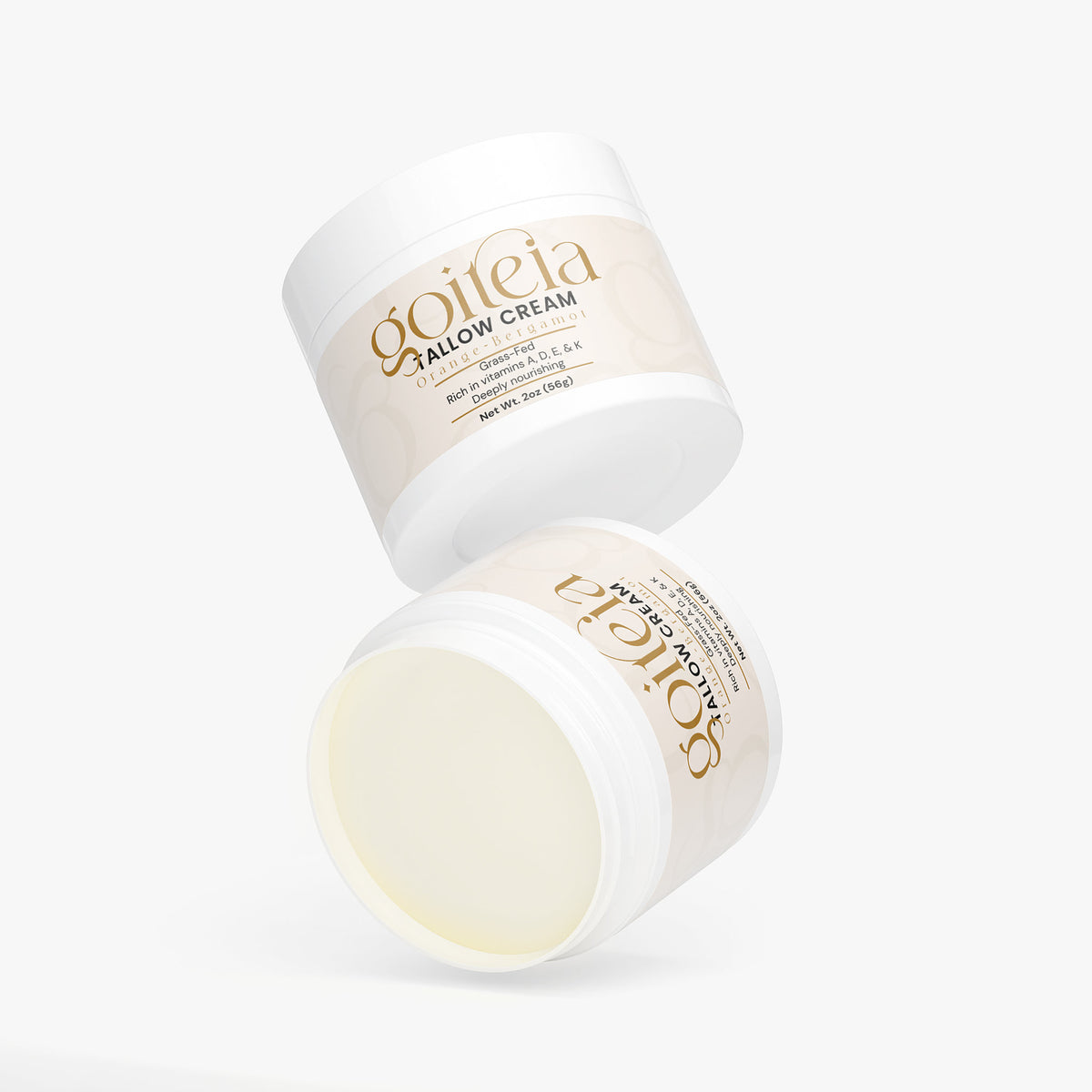 Goiteia Tallow Cream Orange & Bergamot 2 oz (56g)