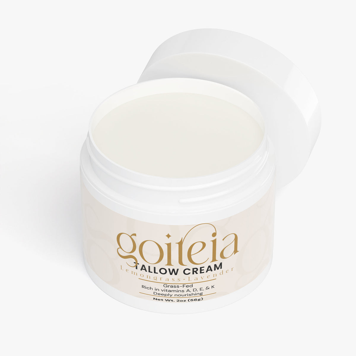 Goiteia Tallow Cream Lemongrass & Lavender 2 oz (56g)