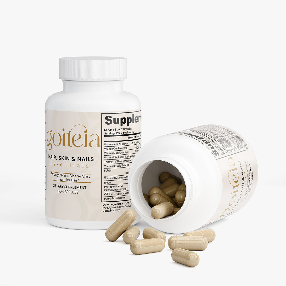 Goiteia Hair, Skin and Nails Essentials 60 caps