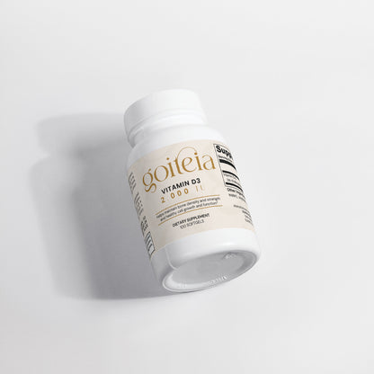 Goiteia Vitamin D3 2,000 IU 100 softgels